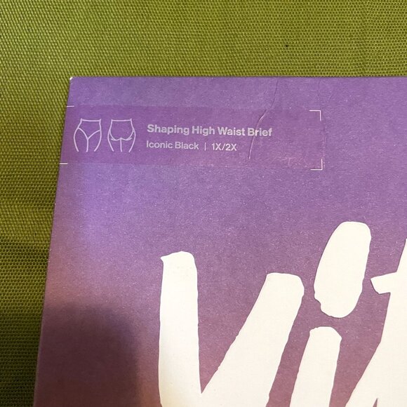 Yitty Nearly Naked Shaping High Waist Brief Black 1X/2X - Picture 6 of 6